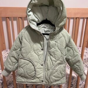 Zara Kids Quilted Puffer Rain Coat